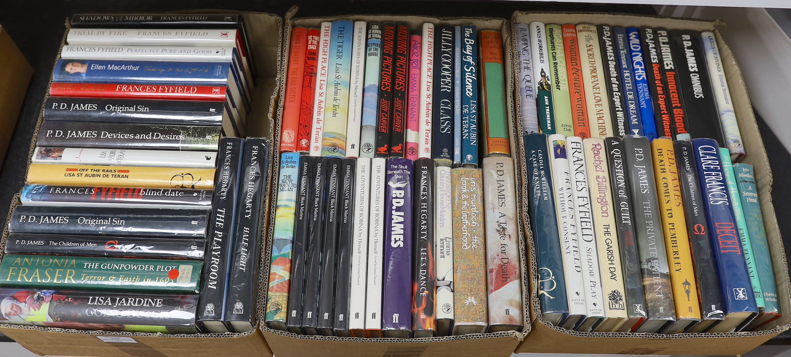 Murdoch, Iris. Sacred and Profane Love Machine. 1974; A Severed Head. 1961; The Book and the Brotherhood. 1987; Tennant, Emma. Black Marina. 1985. Three copies. Jardine, Lisa. Going Dutch How England Plundered Holland’s